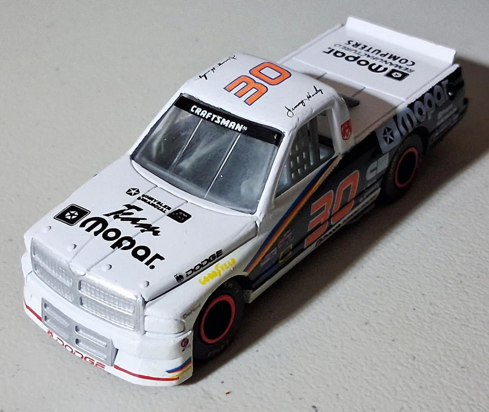 Revell 1/64 NASCAR Diecast #30 Mopar Dodge Jimmy Hensley RACE TRUCK 1996 Loose  - Image 2 of 4