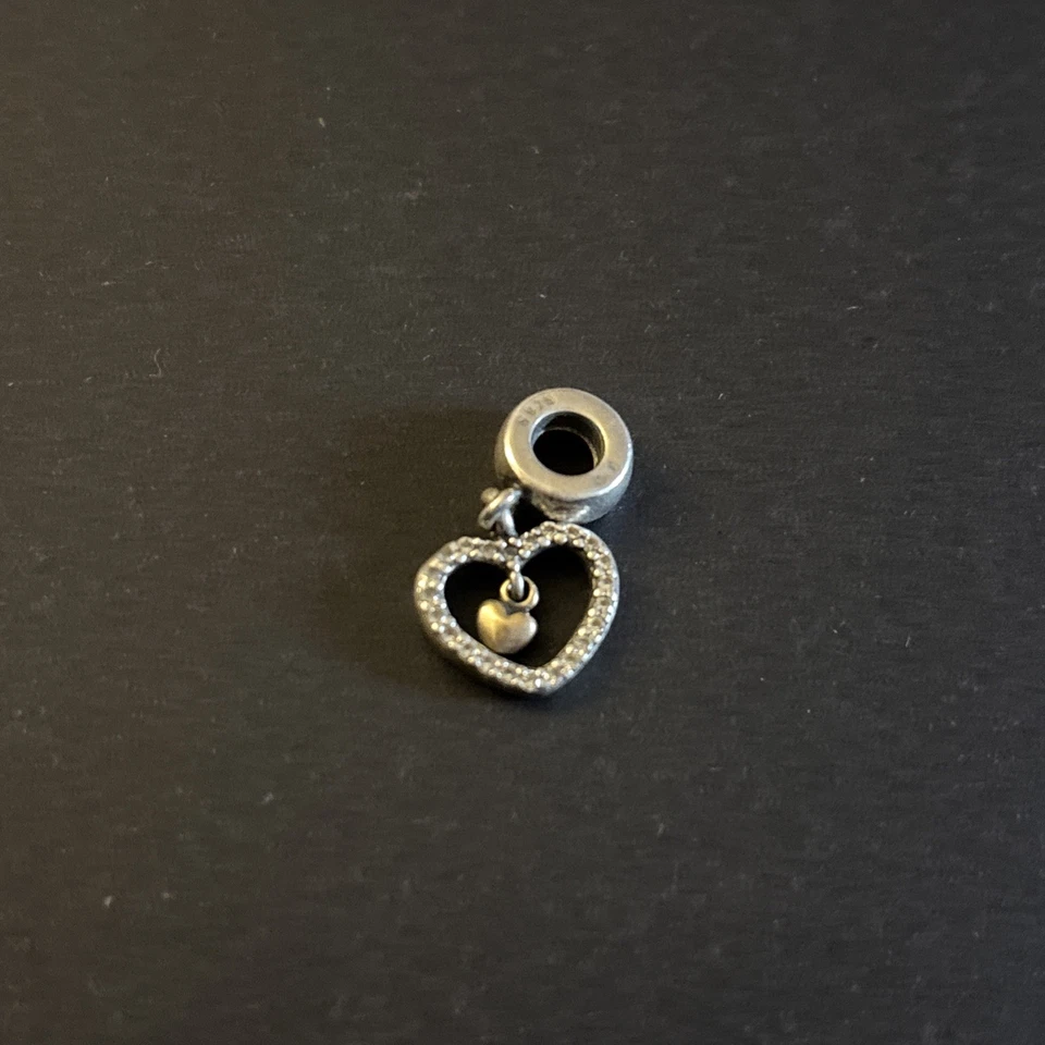 Pandora Charm Forever In My Heart 925 Silber - Bild 2 von 2