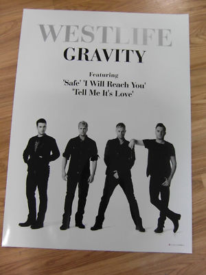 WESTLIFE - GRAVITY [ORIGINAL POSTER] NEW