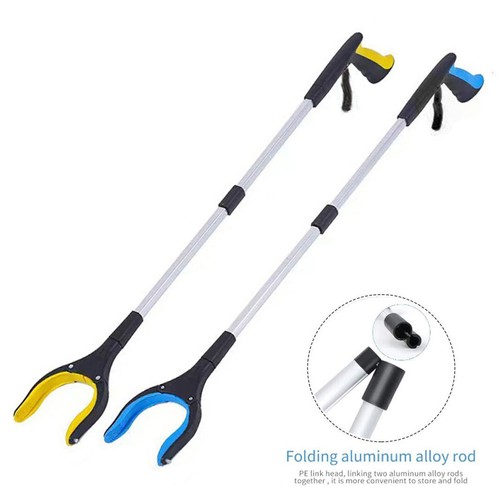 32 Inch Extra Long Grabber Reacher with Rotating Jaw Mobility Aid Reaching Tool - Picture 17 of 18