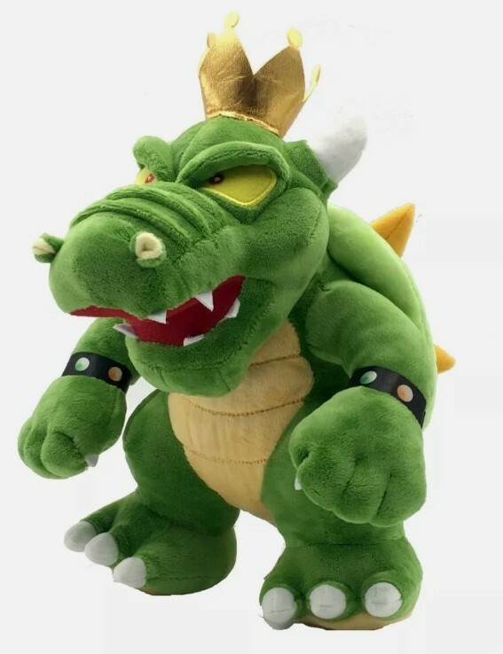 SUPER MARIO BROS. RE BOWSER WONDER PELUCHE 30Cm King Koopa Plush Waluigi Pupazzo