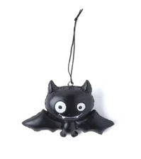 JOANN Place & Time Halloween Black Cartoon Bat Ornament 4"