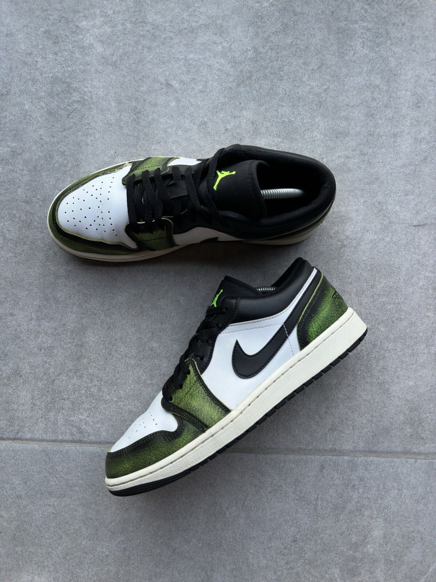 Nike Air Jordan 1 Low グリーン/ブラック Nike Air Jordan Retro 1 Low Lucky Green Black White 553558 065