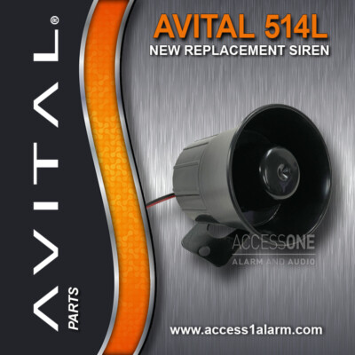 Directed 514L Revenger 6-Tone Soft Chirp Replacement Siren For Avital Systems