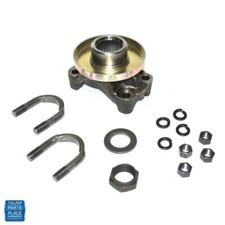 65-72 Chevy 30 Spline 8.875 12 Bolt Rear End Cast Differential Yoke U-bolt Style