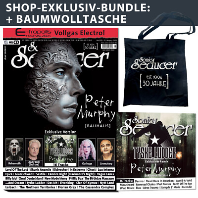 Sonic Seducer 05-2025 + CD + Tasche: Peter Murphy (Bauhaus) - Silver Shade