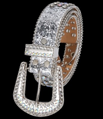 10 bling fashion belts - never worn Paid $25 - 44. BELTROAD Rhinestone Goth Bling Belts for Women and Men  main image 3