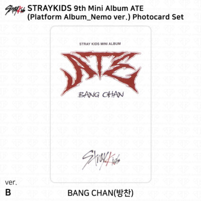 Stray Kids 9th Mini Album ATE Platform Nemo ver Official Photocard