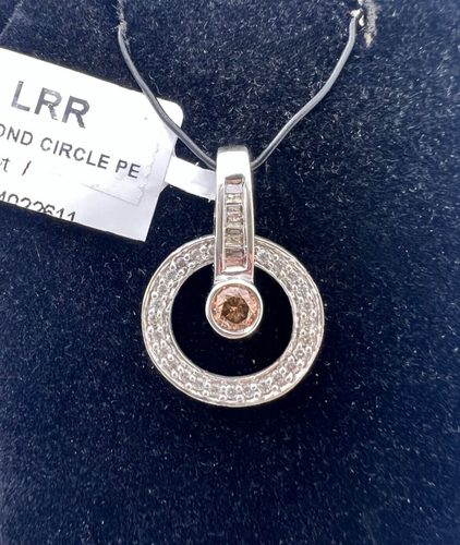 Diamantkreis Ewigkeit Gold Anhänger 14KWG - Bild 7 von 7