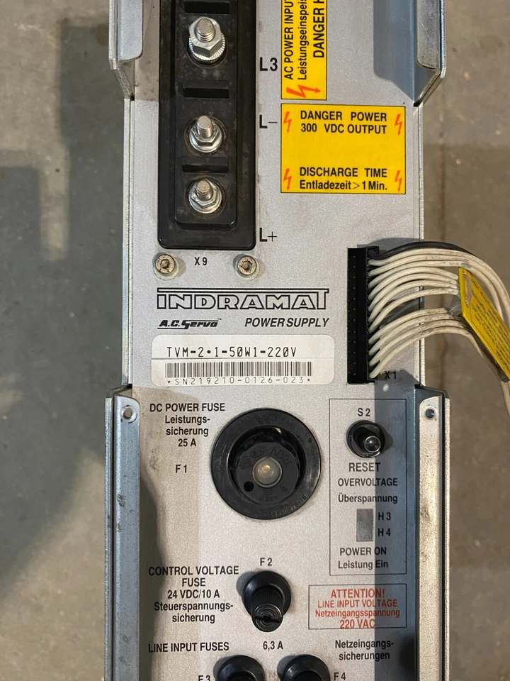 INDRAMAT Tvm 2.1-50W1-220V Servo Controller Module - Image 2 of 4