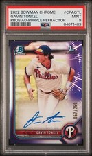 2022 Bowman Chrome Gavin Tonkel Purple Refractor Auto /250 PSA 9 MINT!