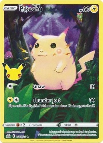 Pokemon Celebrations Pikachu Full Art 