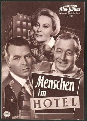 Filmprogramm IFB Nr. 04929, Menschen im Hotel, Heinz Rühmann, O. W. Fischer, Mi 