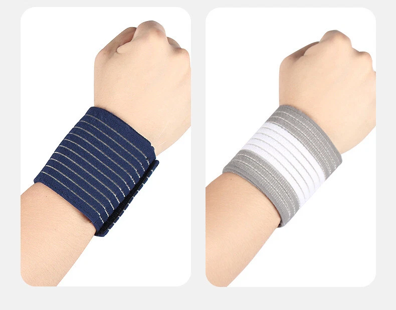 1 Pair Sports Wrist Brace Bandage Badminton Basketball Fitness Stretch Wristband - Image 3 of 3