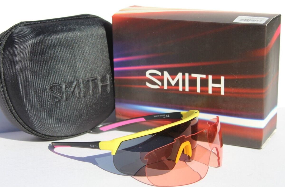 SMITH OPTICS Trackstand Sunglasses ChromaPop Matte Citron/Black