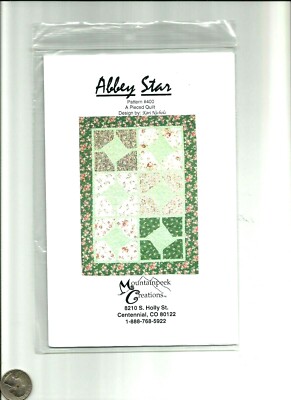A Abbey Star BOM QUILTING PATTERN by Mountainpeek Creations
