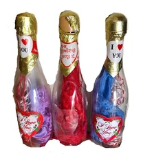 Red Roses Panties in a bottle _ Lingerie Underwear - Many Colors