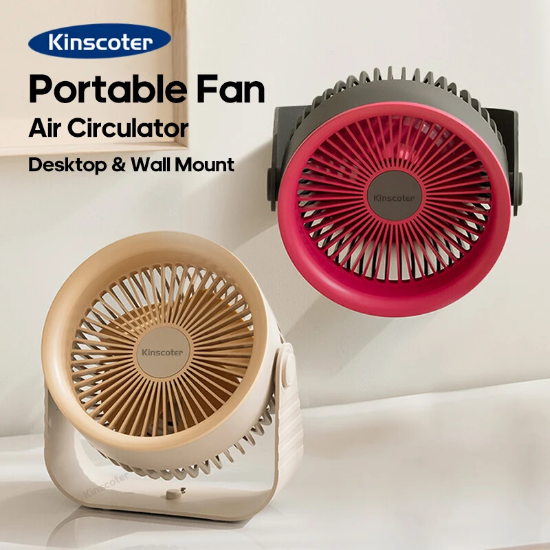 Portable Electric Fan 3600Mah Wireless Circulator Cordless Desktop Ceiling New-image