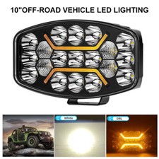 For Scania Truck 10" LED Work Light Bar Roof Spot Lights Driving Lamp 12V 24V