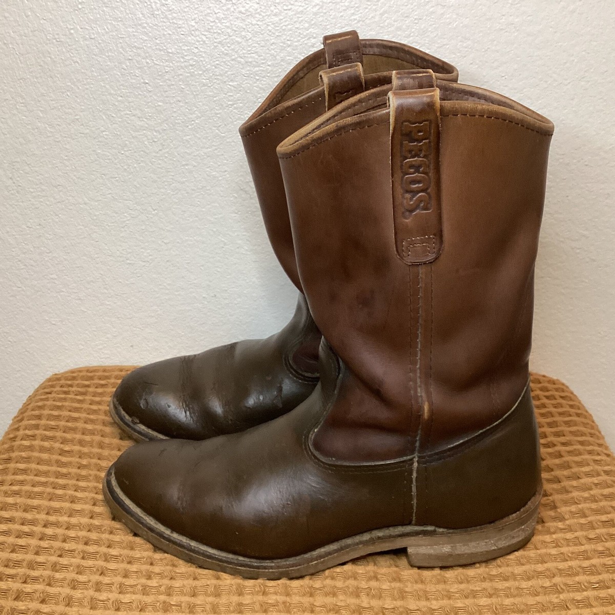 Red Wing Boots PECOS Style 1155 Mens US Sz 8 D Brown Leather Red Wing Boots PECOS Style 1155 Mens US Sz 8 D Brown Leather