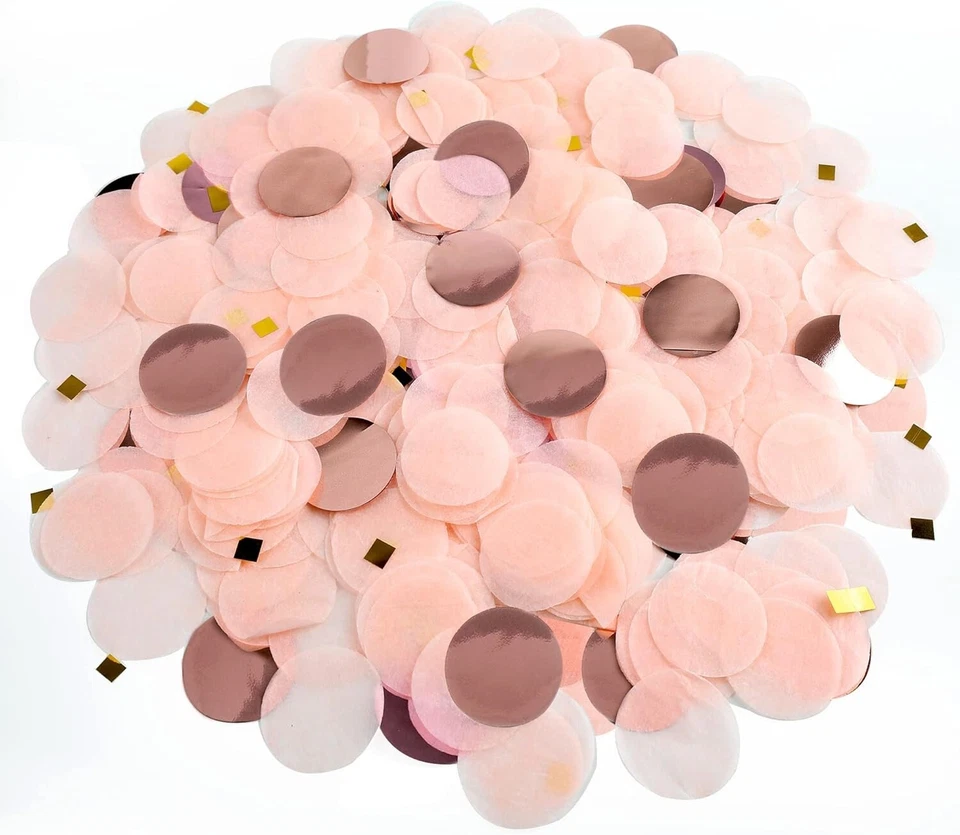 Mesa Redonda Colorida Confeti - 5000 Piezas - Cumpleaños, Decoraciones Boda Foto 3 de 4