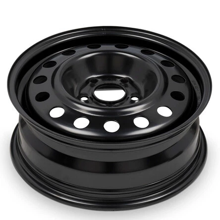 New Wheel For 1990-2005 Mitsubishi Eclipse 16 Inch Black Steel Rim - Image 3 of 4