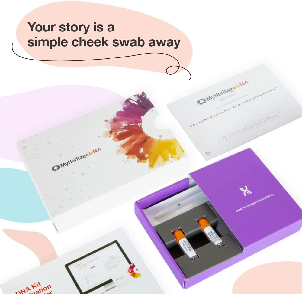 Myheritage DNA Test Kit: Genetic Testing for Ancestry & Ethnicity