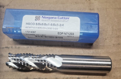 Niagara Cutter 4 Flute HSCO Endmill, 5/8  Diameter, 5/8  Shank, 1-5/8'' x 3 3/4''