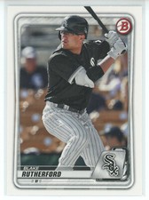 2020 Bowman Paper Prospects Baseball #BP13 Blake Rutherford RC (White Sox)