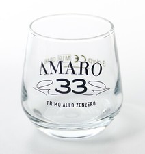 Amaro 33 bicchierino liquore amaro shot 3 cl bicchiere panciuto Italia bicchiere da liquore 7998
