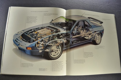 1989 Porsche 928 S4 Coupe Catalog Sales Brochure Excellent Original 89 - Picture 8 of 12