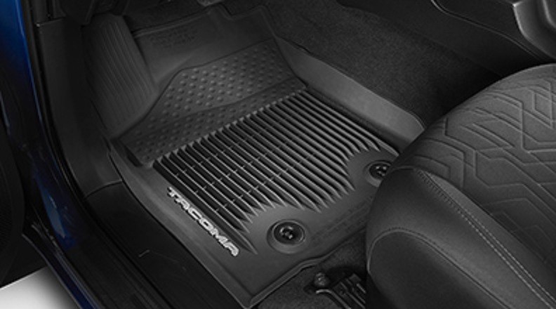 Toyota OEM 2018 Tacoma C-Cab All Weather Floor Mats Liners PT908