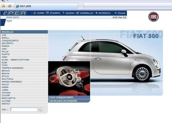 Fiat Alfa Lancia EPER V.84 Catálogo De Repuestos EPC Con Precios En DVD - Imagen 3 de 3