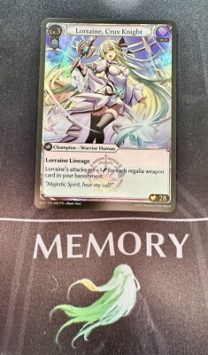 Lorraine, Crux Knight Foil Promo - Grand Archive KSP EN-002 | eBay