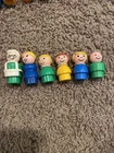 Vtg Fisher Price Family Lot Of 6