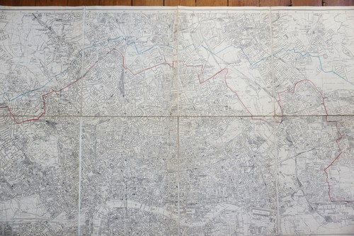 1924 Metropolitan Conference Good Traffic London Linen Bound Map Railway - Picture 6 of 10