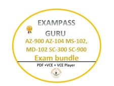 AZ-900 AZ-104  MS-102, MD-102 SC-300 SC-900 exam bundle! OCTOBER UPDATES