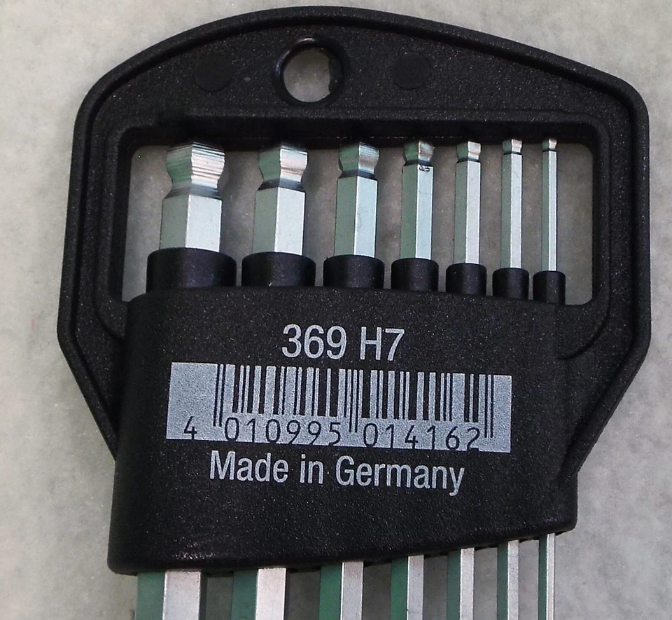 ⚠️Wiha 369H7 Combination Ball End Hex Key Sets L-Wrench Set 7PCS⚠️ - Image 2 of 3