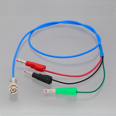 Triax 3-Lug TRB to 4mm Retractable Sheath Banana Plug Cable 2~9FT  For Keithley