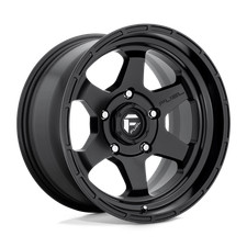 17x10 Fuel Wheels D664 Shok Matte Black Rims 6x139.7 Et-18 1pc