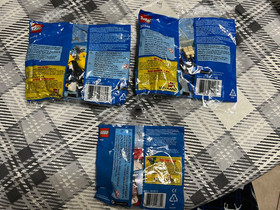 New Lego City lot of 3 polybags 4900,30311,30349 Car, Fire Helicopter, Police