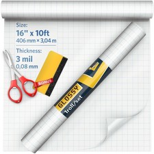 Self-Adhesive Clear Laminating Film Roll 16" x 10ft - 3 MIL Multipurpose