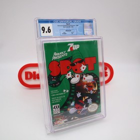 NES Nintendo 7-UP'S SPOT: THE VIDEO GAME - CGC GRADED 9.6 A+ NEW & Sealed! 