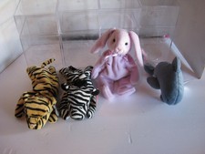 TY Beanie Baby Babies with Tags Lot of 4 in plastic display boxes