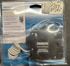 Siemens QF120AP Circuit Breaker QPF2 GFCI 5mA 1P 120V 20A 10KA RET - Open Box