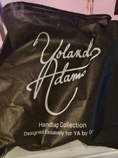 Yolanda Adams Handbag Collection Women's Black Tote Zip Tassel Double Handles