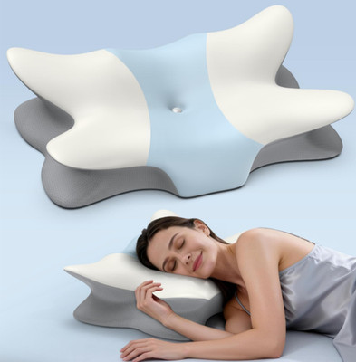 Besyodo Cervical Neck Pillow Orthopedic Memory Foam Contour Pillow Side Sleeper