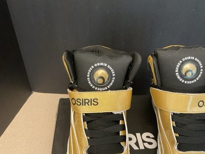New! Mens Osiris Rize Ultra Gold/Black Sneakers/Shoes. Size  display picture 3