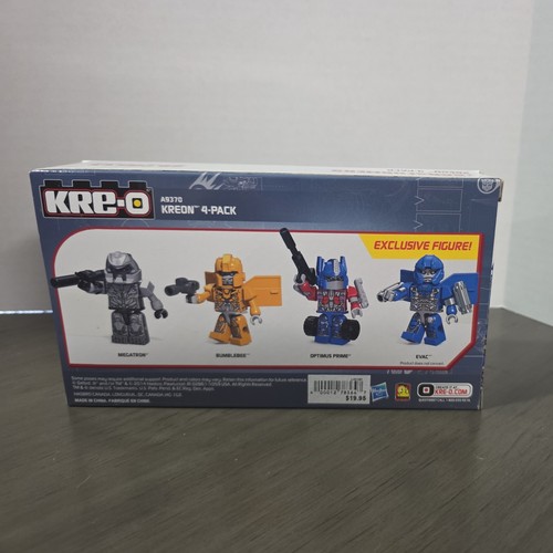 KREON 4-PACK Transformers Kre-o Universal Optimus Prime Evac Megatron Bumblebee - Picture 2 of 2