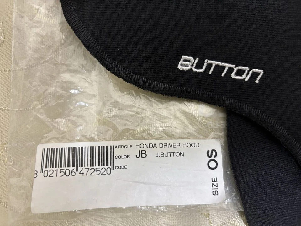 Nomex Face Mask Jenson Button BAR Honda F1 Champion Used Facewear Unused - Image 3 of 3